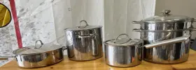 76i-11 Cuisinart Stainless Cookware Set - Local Pickup Only Arlington Ma