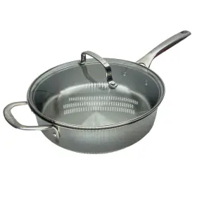 7733-24pp Cuisinart 3 Quart Stainless Steel Induction Ready Saut Pan With Lid