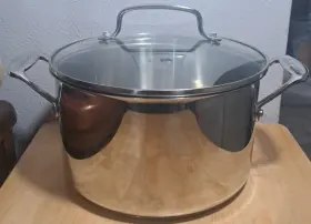 7745-22pp Cuisinart Stainless 5.0 Quart 7745-22p Induction Ready Pot With Glass Cover