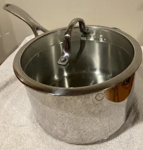 95193-18p Cuisinart 8193-20 Stainless Steel Saucepan With Pour Spouts 3 Quart And Lid #95193-18p