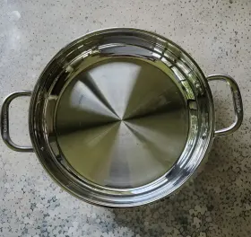 825-30dsa Cuisinart High Impact 12 In Stainless Steel Everyday Pan #825-30dsa No Lid