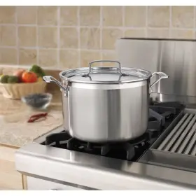 86387972 Cuisinart Classic Mutliclad Pro 8 Quart Stainless Steel Tri-ply Stockpot With