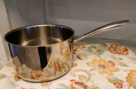 87193-18bj Cuisinart 3 Quart Saucepan Stainless Steel #87193-18bj Induction Ready