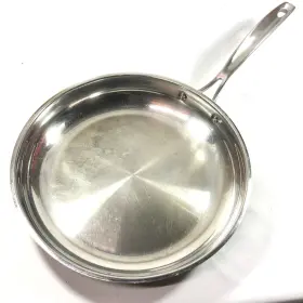 8722-30gbj Cuisinart Skillet 12 Inch Stainless Steel Induction Ready No Lid #8722- 30gbj