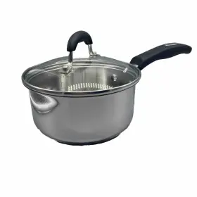 87s19-16 Cuisinart 1 .5 Quart Saucepan Pot And Glass Lid Induction V#17882 0422 B