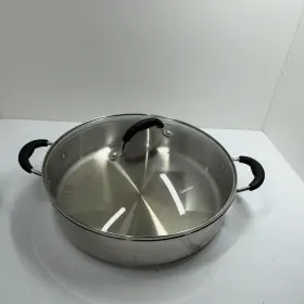 87s55-30 Cuisinart Stainless Steel Pan With Cover/lid 5 Quart Induction Ready 12 Inch