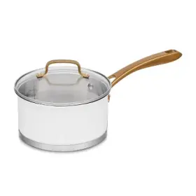 88223281 Cuisinart Stainless Steel Sauce Pan Set 500f Matte White Saucepan Gold Cookware