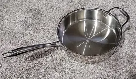 9533-24h Cuisinart 3.0 Quart Tri-ply Stainless Steel 10 Inch Saut Pan No Lid Guc