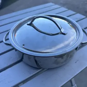 955-20 Cuisinart 18/10 Stainless Steel 2 Quart Double Handle Casserole With Lid