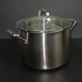 Clcs66-22 Cuisinart 6 Quart Stock Pot With Cover Stainless Steel #