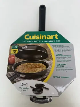 Fp2-24bkp1 Cuisinart Non-stick Saucepan 10-inch Black Set