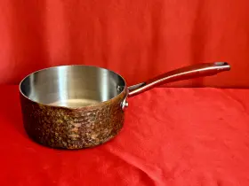 Hctp35-16 Cuisinart Hammered Collection 1 Quart Saucepan Saucier Tri-ply Copper Stainless