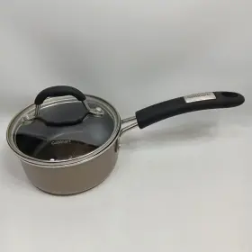 M5519-14ch Cuisinart 1 Quart Saucepan With Glass Cover