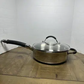M8633-24h Cuisinart 3.5 Quart /3.3 L Stainless Steel Saute Pan With Cover #