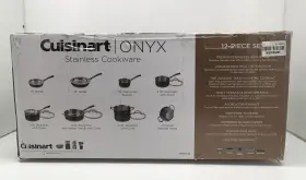 Mbs7-12 Cuisinart Onyx/rose Gold Stainless Cookware Set 12 Pc New