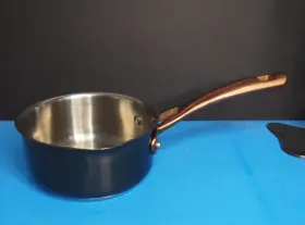 Mbs735-140p Cuisinart 1 Quart Saucepan Stainless Steel Model Induction Ready Rose G
