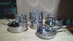 Mcp-12n Cuisinart Multiclad Pro 12 Piece Cookware Set - Silver