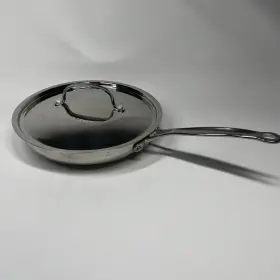 Mcp22-24 Cuisinart Frying Pan Skillet 10 Inch Stainless Steel With Lid #722-24