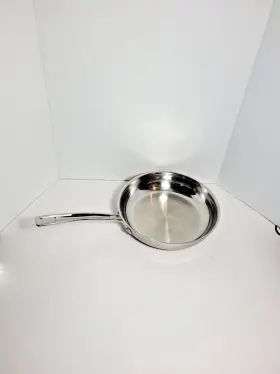 Mcp22-24n Cuisinart Model 10 Inch Stainless Steel Skillet With Lid #mcp22-24n Induction Ready