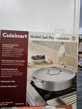 Mcp55-30n Cuisinart Multiclad Pro Stainless 5-1/2-quart Casserole With Cover