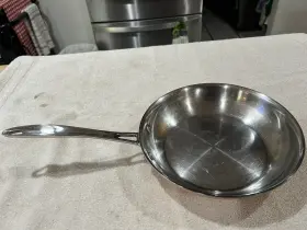 Pct22-20 Cuisinart Vintage Heavy Copper Stainless 10 Inch Skillet Fry Kitchen Pan Pct 21-24