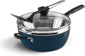 Pp4-26nv Cuisinart Preferred Pan 4-pc Set - Nouveau Navy 4.5 Quart Multi-purpose With Cov