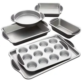 Smb-6 Cuisinart 6-piece Easygrip Nonstick Bakeware Set With Silicone Handles