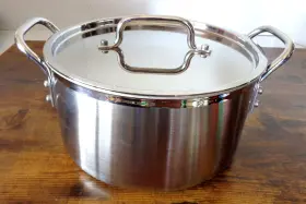 Tpc44-24 Cuisinart Stock Pot W Cover 6 Quart # Stainless Multiclad Fast Shipping