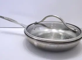 Cuisinart Tpcc22-20 8 Inch Stainless Steel Skillet Frying Pan Model With Lid