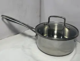 Tps1915-16 Cuisinart Sauce Pan With Cover Stainless Steel Induction Ready 1.5 Qt