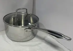 Tps1925-18 Cuisinart Sauce Pan With Cover Stainless Steel 3 Quart Model No