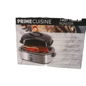 Cuisine 713239935677 14 Quart Roaster Oven With Self-basting Lid Turkey Roasting Pan Removable