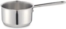 Pot-127 Cuisinox Small Stainless Steel Saucepan With Pour Spout 26 Oz Induction Base