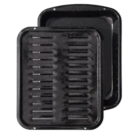 Culinarin 199284799103 Broiler Pan For Oven Nonstick 16.75 X 13 Porcelain Coated - Br
