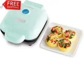 Dash 313056846806 Deluxe Sous Vide Style Egg Bite Maker With Silicone Molds For Breakfast San