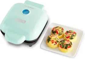 Dbbm450gbaq08 Dash Deluxe Sous Vide Style Egg Bite Maker Silicone Molds For Breakfast Sandwiches