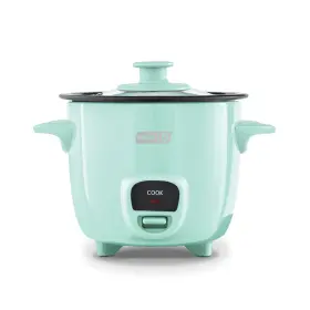 Drcm100wlaq02 Dash 2-cup Mini Electric Rice Cooker Aqua - Nonstick Interior.free Shipping