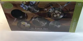 62180 Dash-of-that 10 Piece Stainless Cookware Set Open Box
