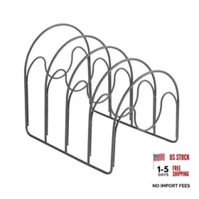 A50176 Dayglow Llc Arc Lids For Pots And Pans Storage Organization In-cabinet Industrial Gray