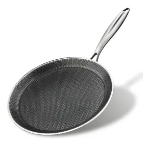 D-0425 Dcigna Nonstick Crepe Pan 11inch Stainless Steel Honeycomb Coating Flat