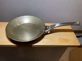 03011245680206 De Buyer 8 Inch Mineral B Pro Carbon Steel Frying Pan / Fry Skillet Made In France