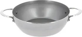 5654.28 De Buyer Mineral B Element Carbon Steel Frying Pan With 2 Handles 11in - Silver