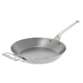 5680.32 De Buyer 12.5 Inch Mineral B Pro Round Fry Pan Carbon Steel Non-stick