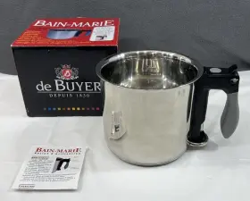 Maf0398 De Buyer France 1.5 Liter Bain-marie Double Boiler Cooking 18/10 Stainless Steel