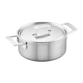 1029675 Demeyere Industry 5-ply 5.5- Quart Stainless Steel Dutch Oven