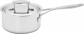40850-677-0 Demeyere Industry 3 Quart Saucepan With Lid 18/10 Steel