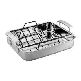 48740 Demeyere Industry 5-ply Stainless Steel 15.7 X 13.3-inch Roasting Pan