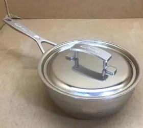 48520 Demeyere 48820 Industry 5-ply 2- Quart Stainless Steel Saucier With Lid