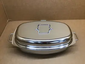 54340 Demeyere Apollo 7 Oval Casserole 15.7x9.4 In
