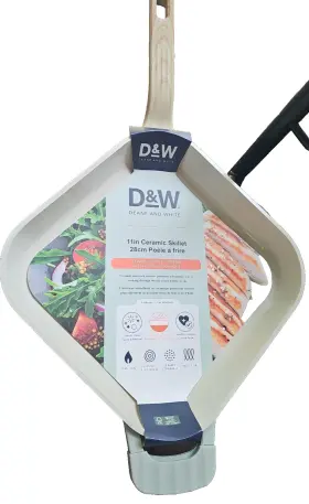 745076 Diane & White D&w Deane 11 Inch Ceramic Skillet Easy To Clean Coating Gas Electric 745076 Diane & White D&w Deane 11 Inch Ceramic Skillet Easy To Clean Coating Gas Electric